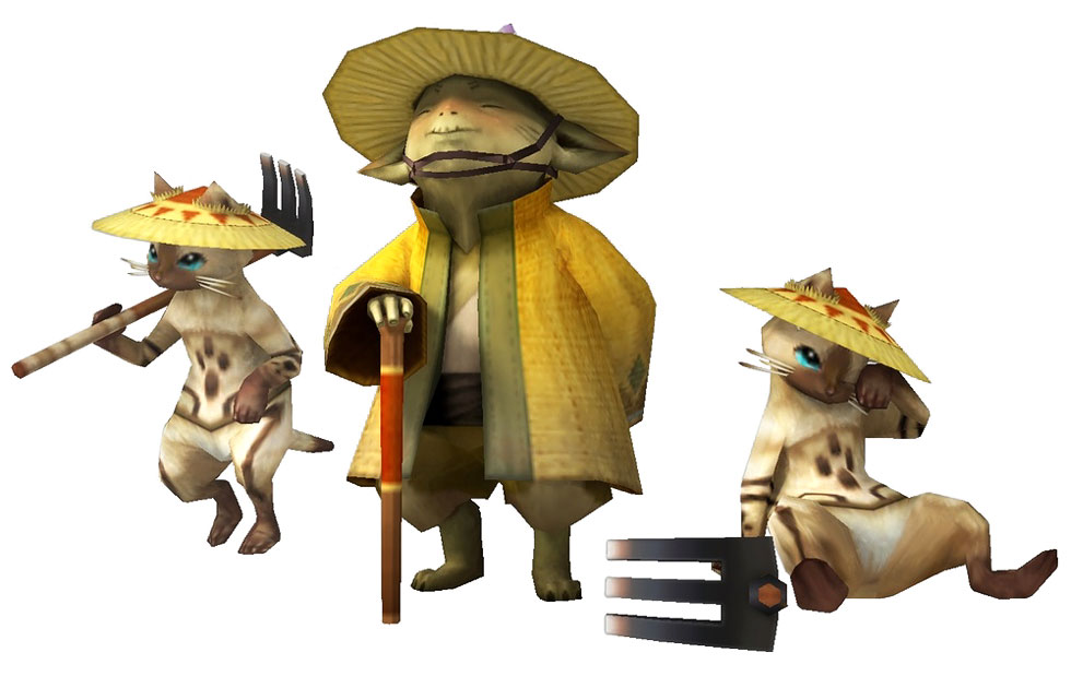 Cats Art from Monster Hunter 3 (Tri)