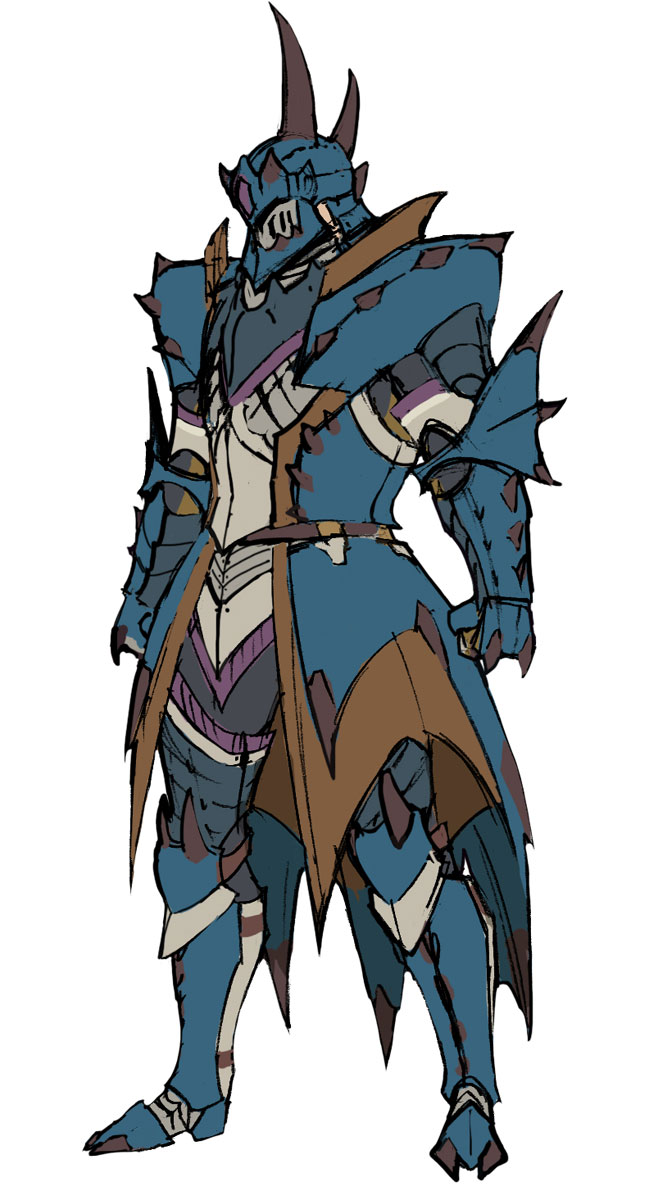 Equipped Male Art from Monster Hunter 3 (Tri)