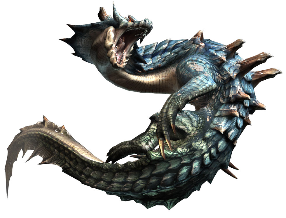 Lagiacrus Art from Monster Hunter 3 (Tri)