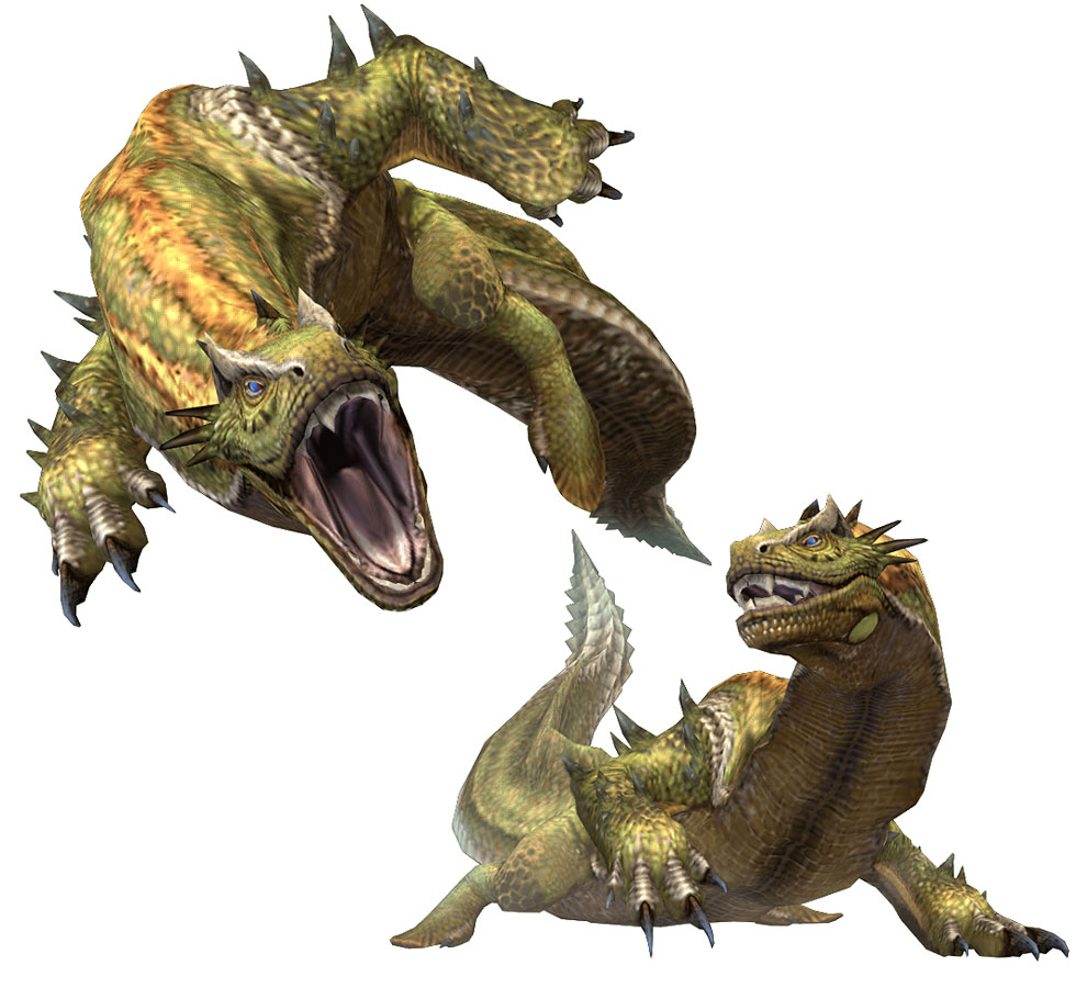 Ludroth Art from Monster Hunter 3 (Tri)