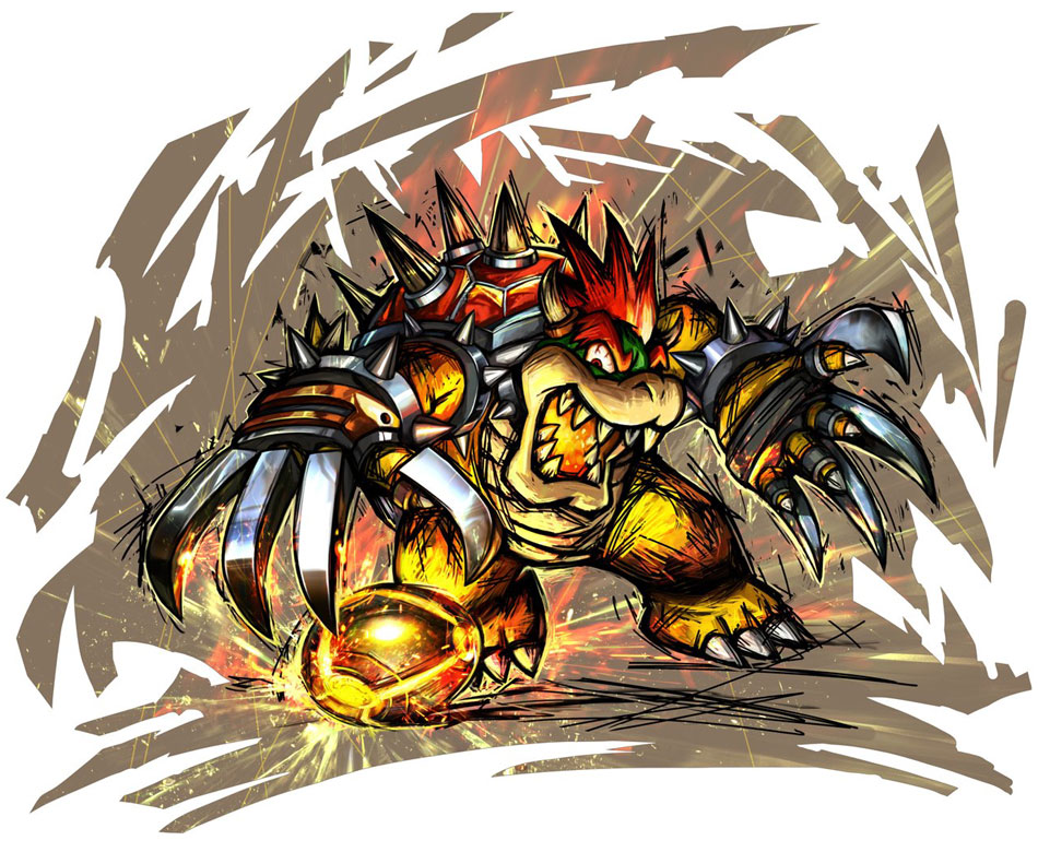 Bowser Art from Mario Strikers Charged
