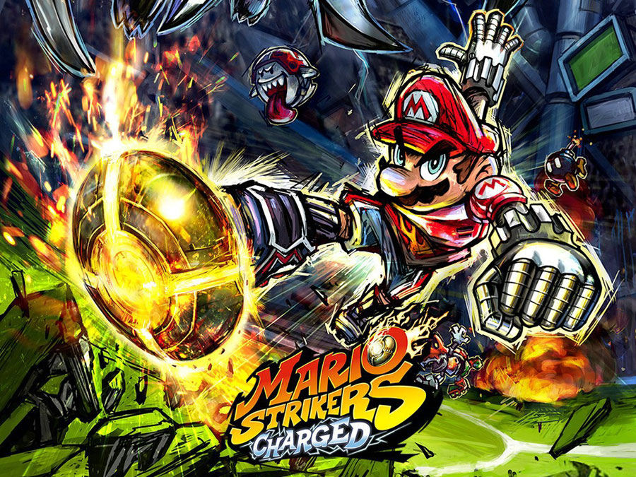 Main Illustration from Mario Strikers Charged