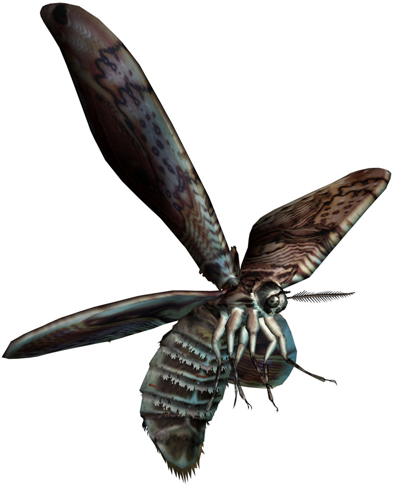 Giant Moth Art from Resident Evil: The Darkside Chronicles