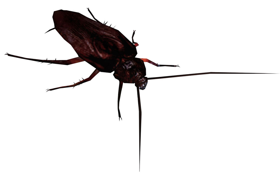Large Roach Art from Resident Evil: The Darkside Chronicles
