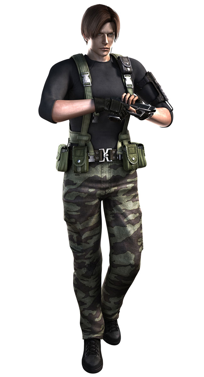 Leon - Special Operations Uniform Art from Resident Evil: The Darkside Chronicles