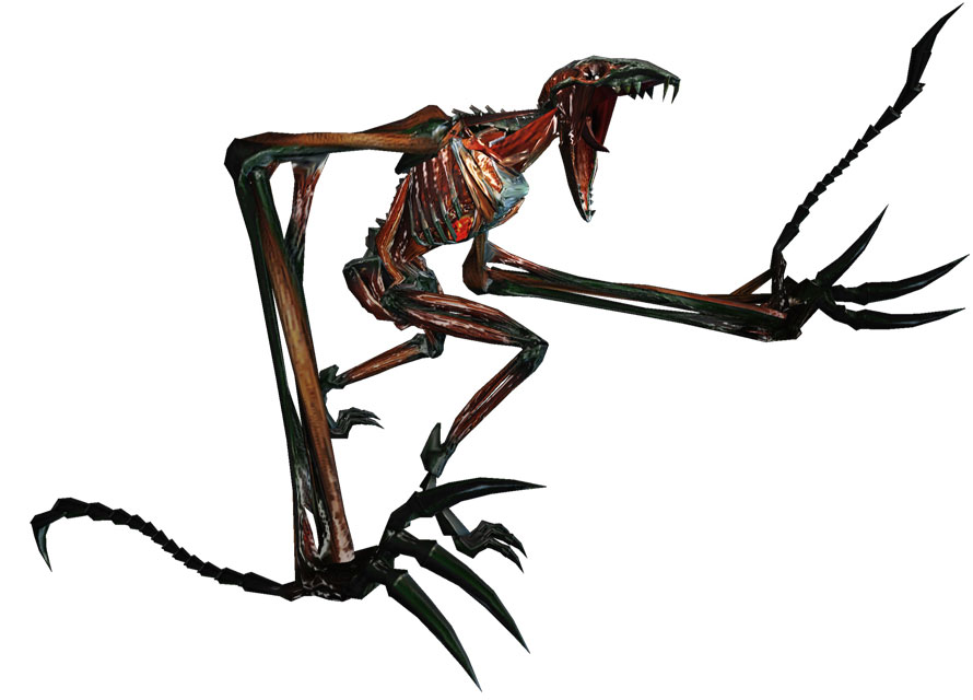 Mutated Enemy Artwork from Resident Evil: The Darkside Chronicles