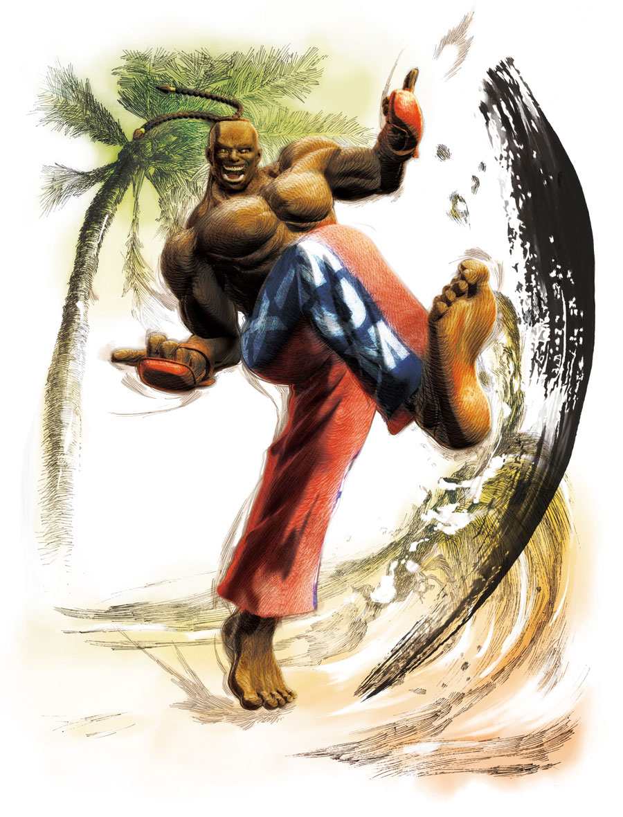 Dee Jay Art from Super Street Fighter IV