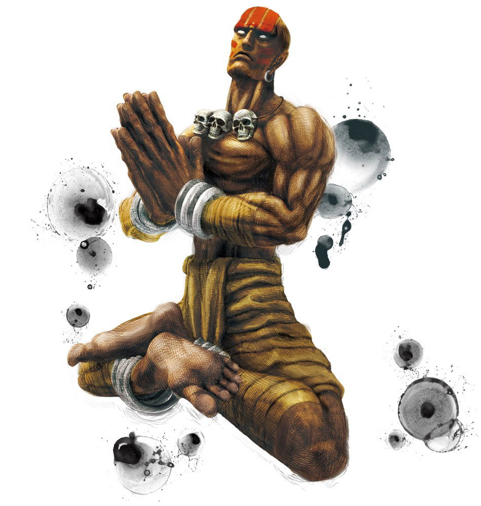 Dhalsim Art from Super Street Fighter IV