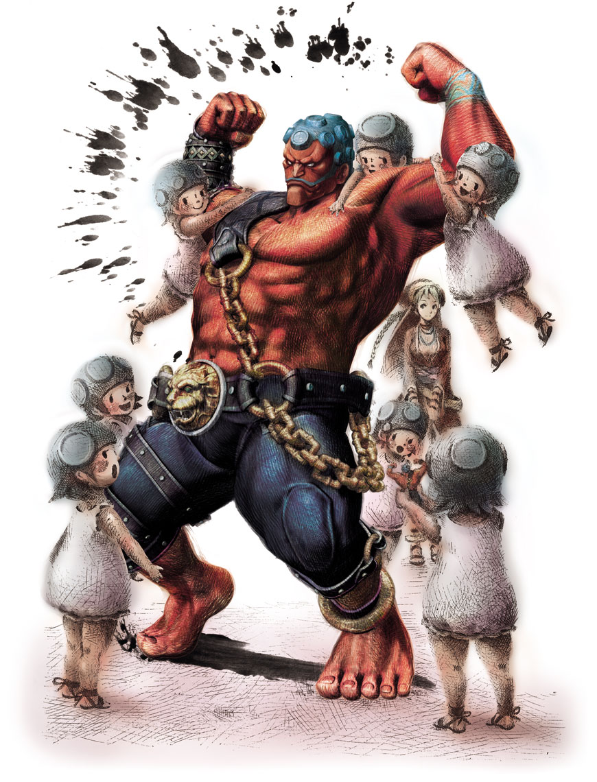 Hakan Art from Super Street Fighter IV