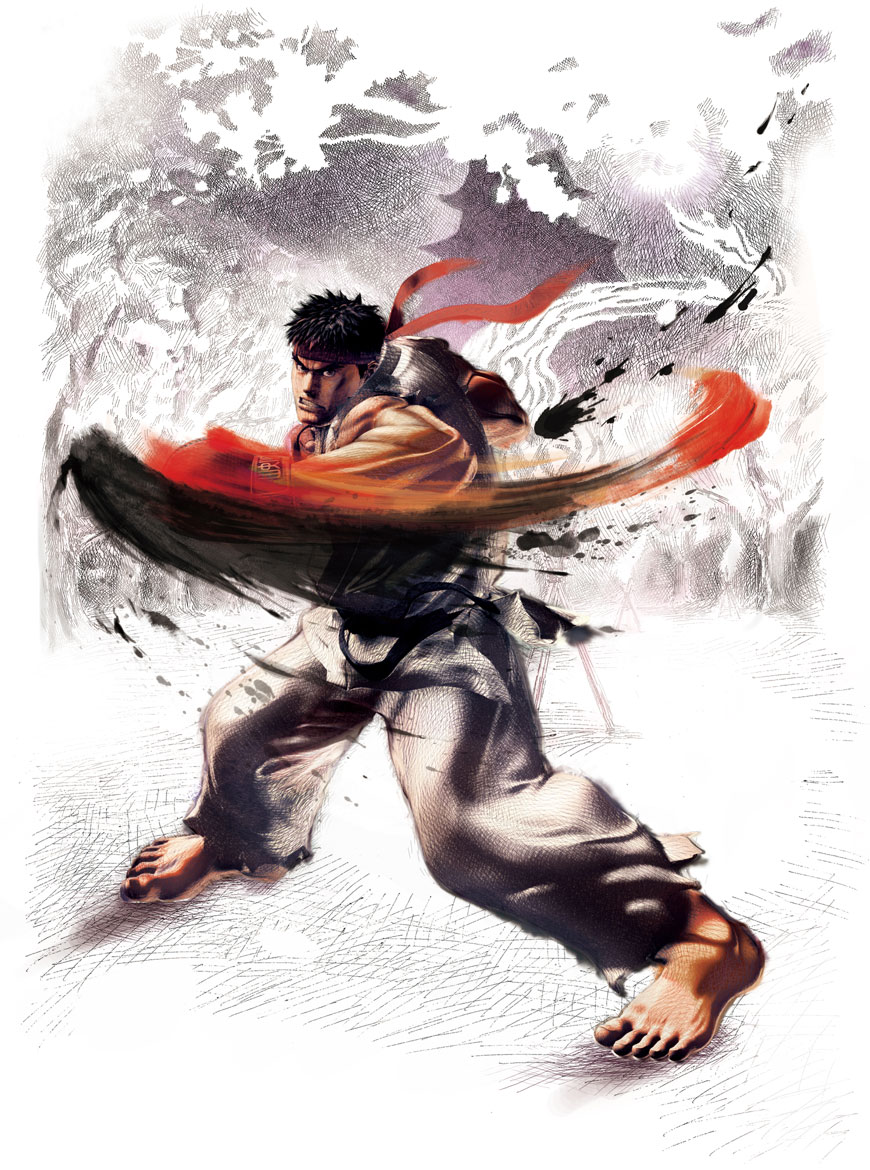 Ryu Art from Super Street Fighter IV