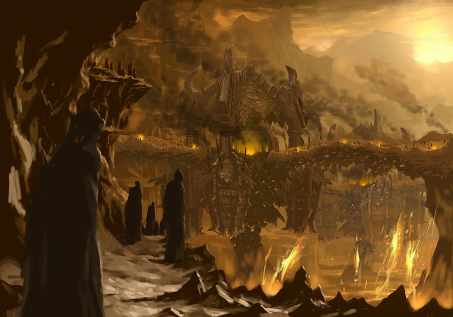 Game Setting Concept Art from White Knight Chronicles