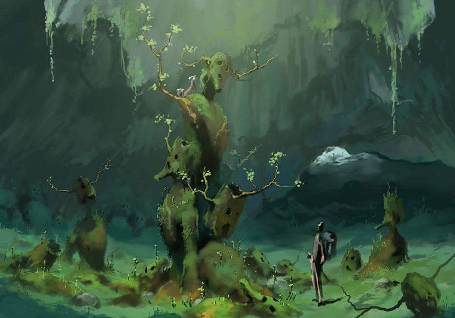 Game Setting Concept Art from White Knight Chronicles
