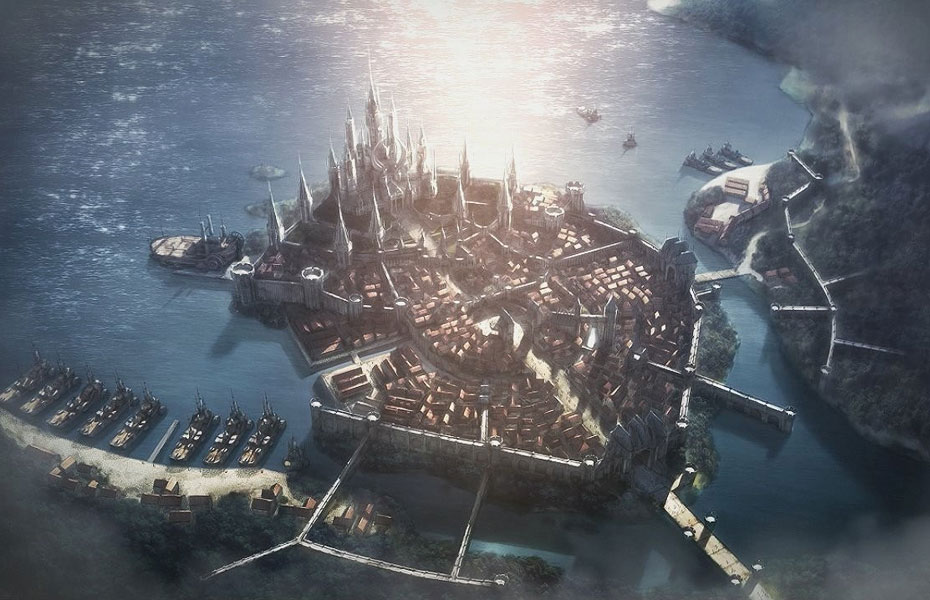 The Kingdom of Balandor Art from White Knight Chronicles