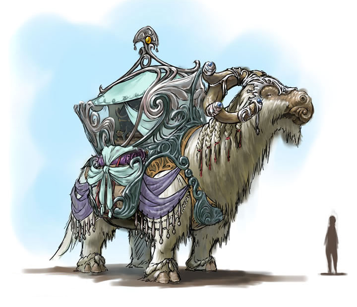 Transport Beast Art from White Knight Chronicles