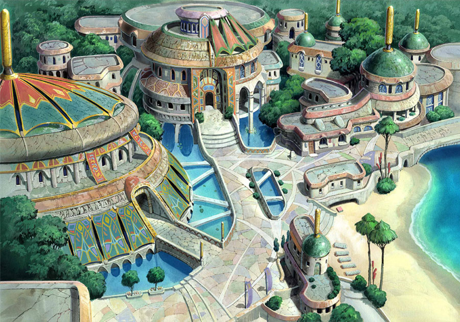 Environment Art from Arc the Lad: Twilight of the Spirits