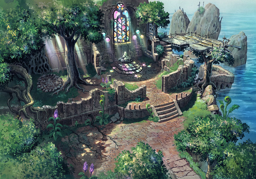 Environment Art from Arc the Lad: Twilight of the Spirits