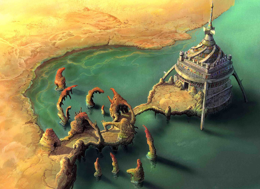 Environment Art from Arc the Lad: Twilight of the Spirits