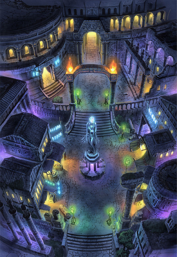Environment Art from Arc the Lad: Twilight of the Spirits