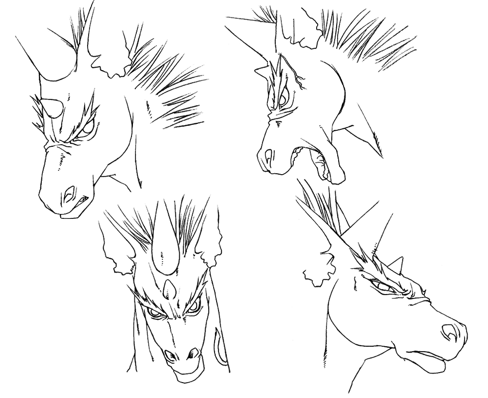 Droguza Sketches from Arc the Lad: Twilight of the Spirits