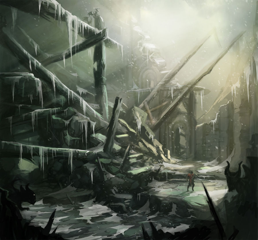 Abbey Tower Interior Art from Castlevania: Lords of Shadow