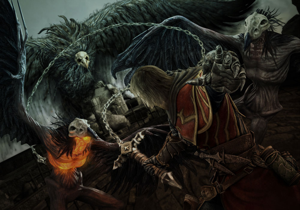 Crow Witch Malphas Art from Castlevania: Lords of Shadow