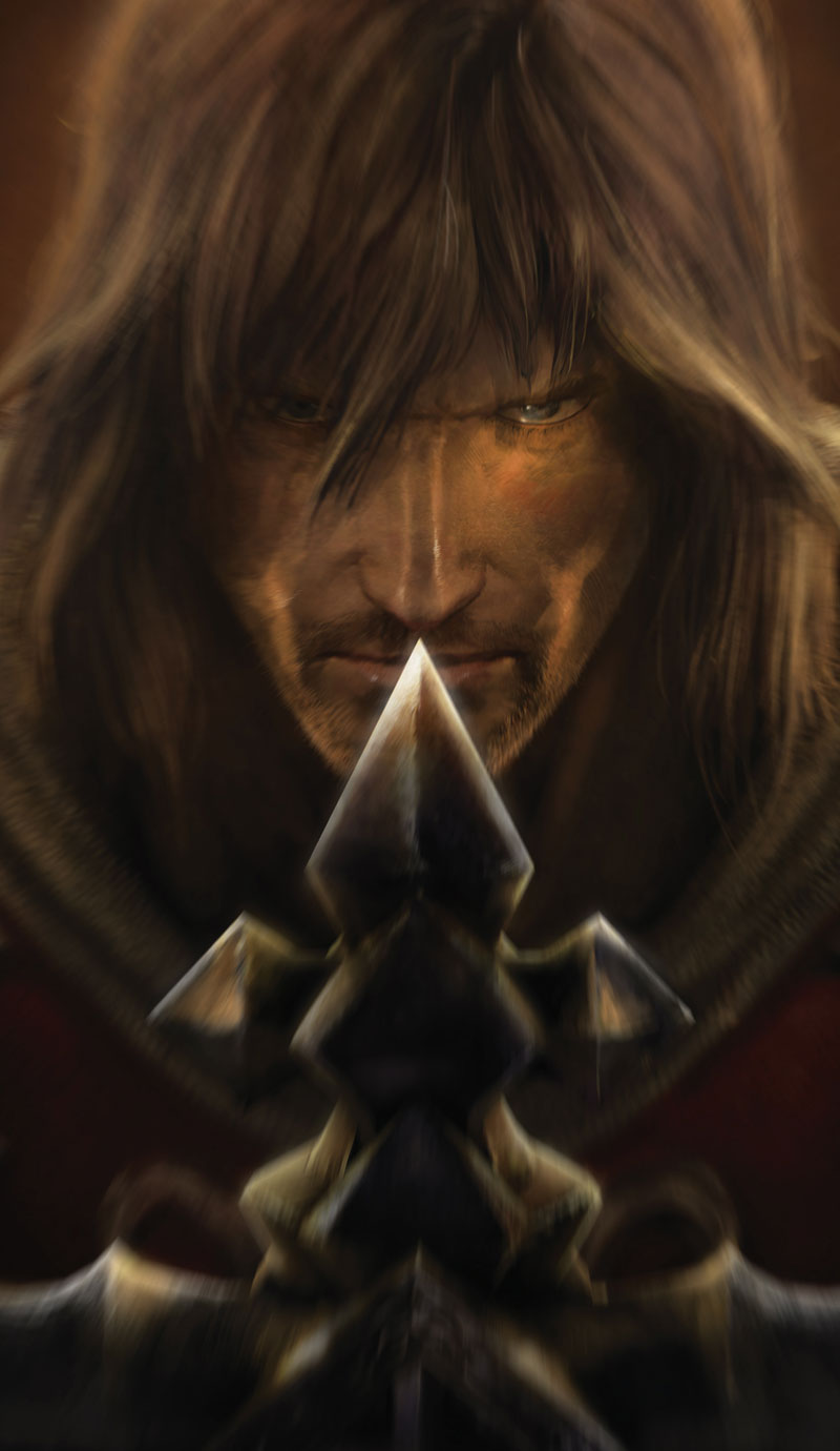 Gabriel - Head Artwork from Castlevania: Lords of Shadow