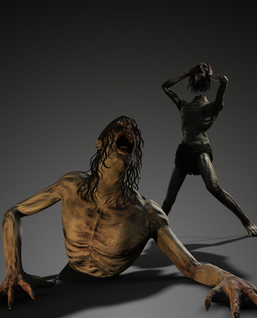 Headless Burrower Art from Castlevania: Lords of Shadow