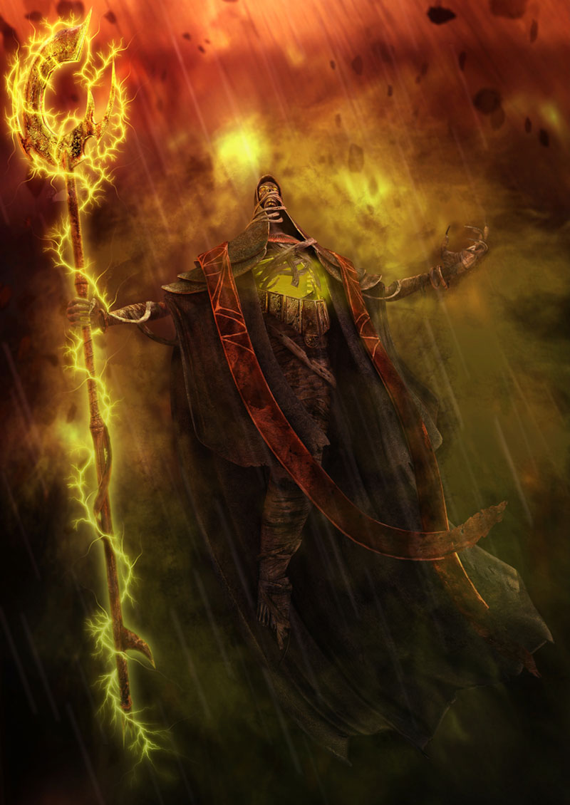 Necromancer Artwork from Castlevania: Lords of Shadow