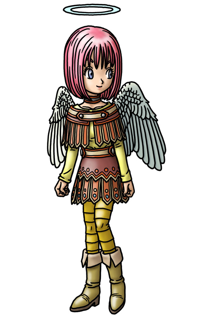 Angel Main Player Female Art from Dragon Quest IX