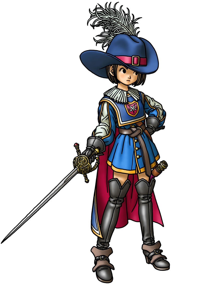Armamentalist Female Art from Dragon Quest IX