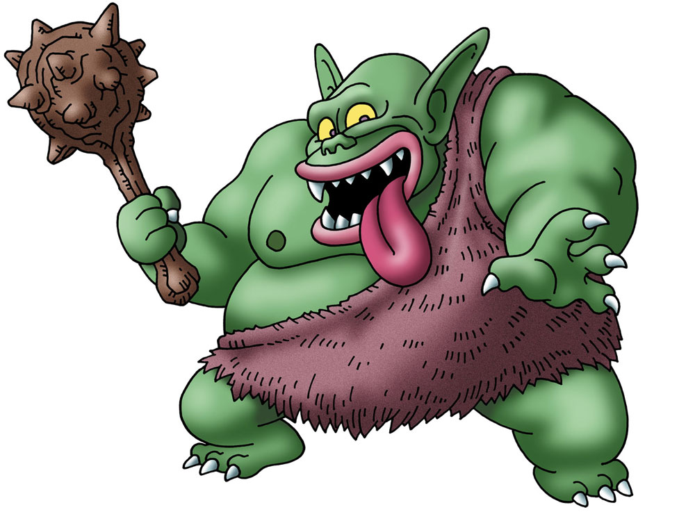 Boss Troll Art from Dragon Quest IX