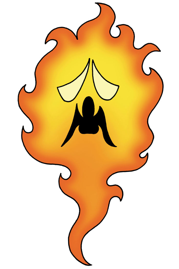 Firespirit Art from Dragon Quest IX