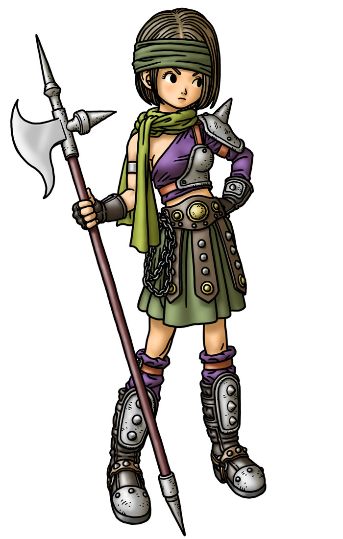 Gladiator Female Art from Dragon Quest IX