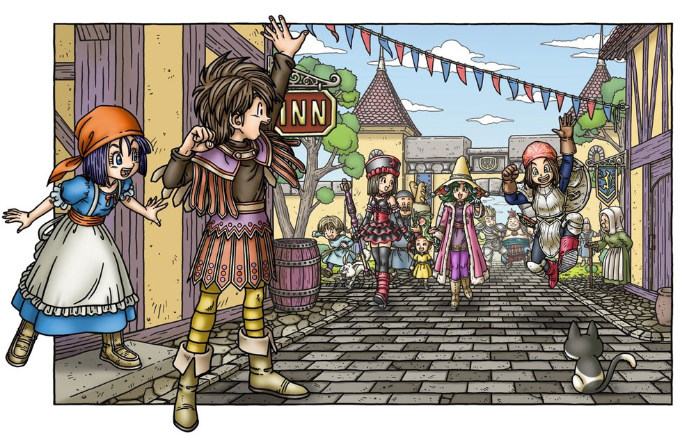 Promotional Illustration from Dragon Quest IX