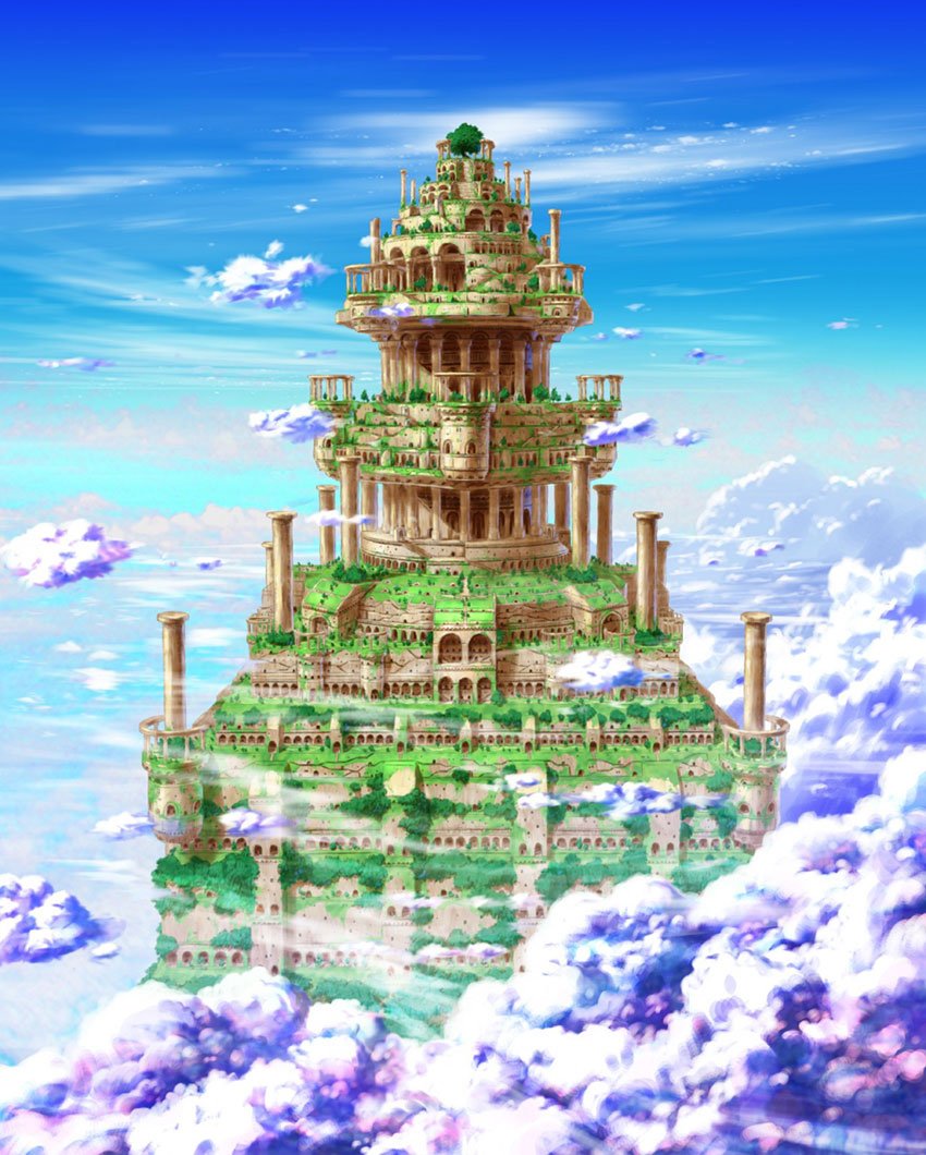 Kingdom of Angels Art from Dragon Quest IX
