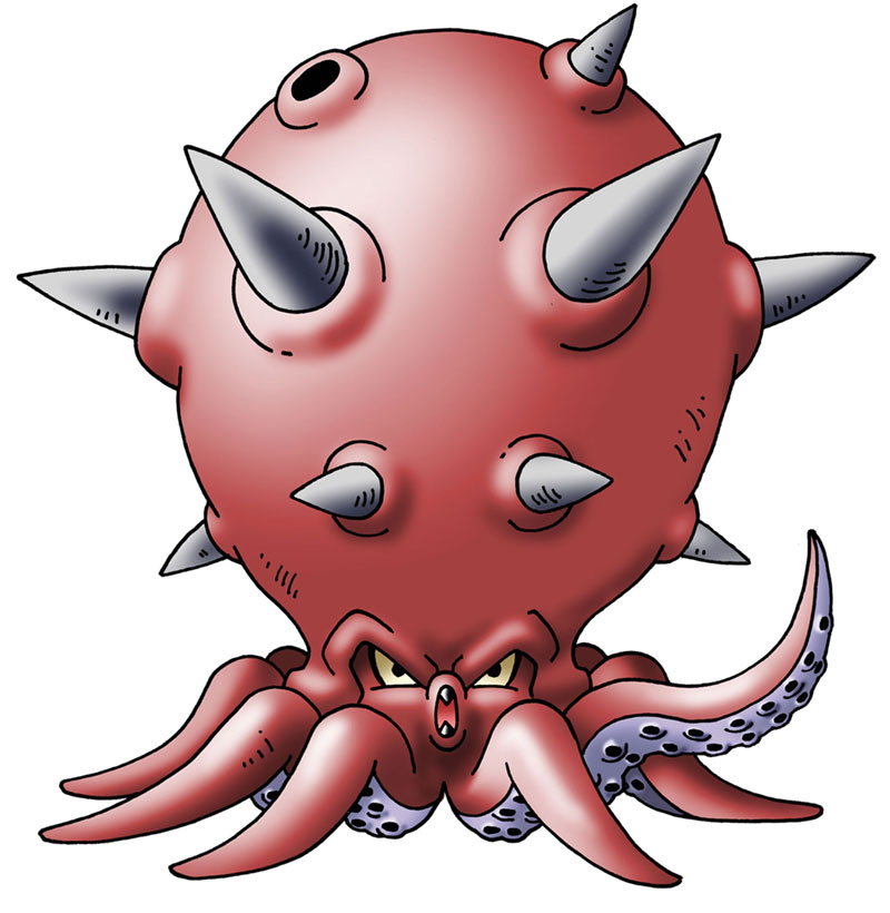 Knocktopus Art from Dragon Quest IX