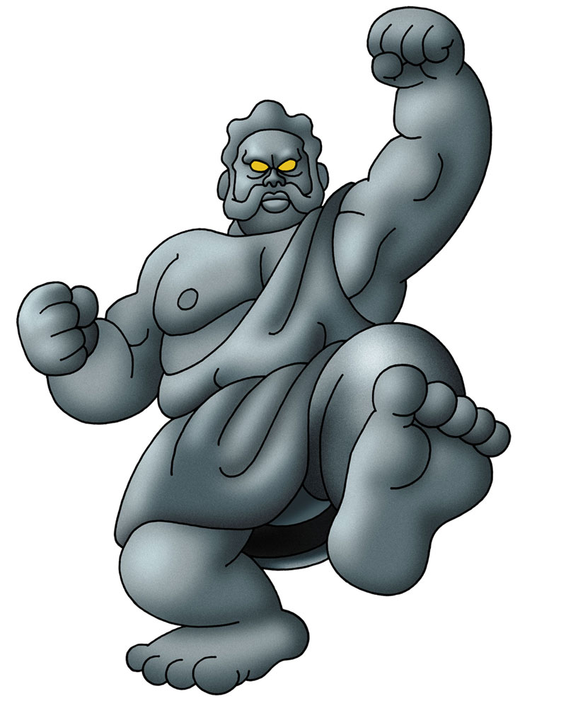 Living Statue Art from Dragon Quest IX