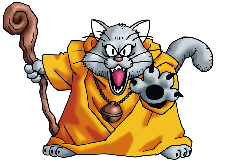 Mewgician Art from Dragon Quest IX