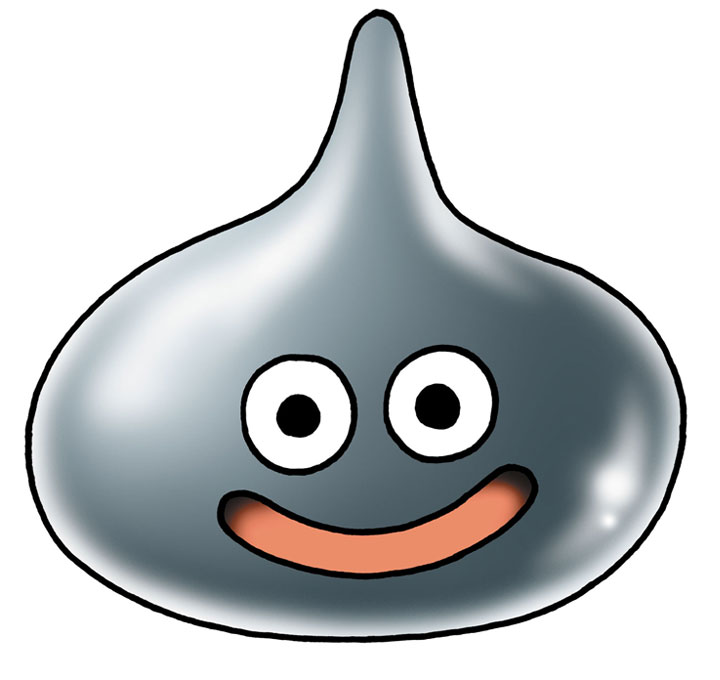 Metal Slime Art from Dragon Quest IX