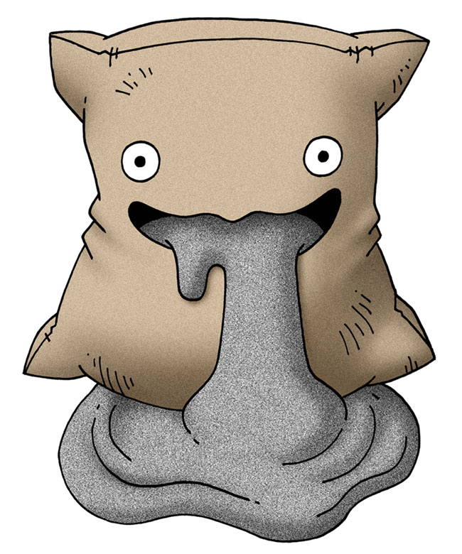 Sacksquatch Art from Dragon Quest IX