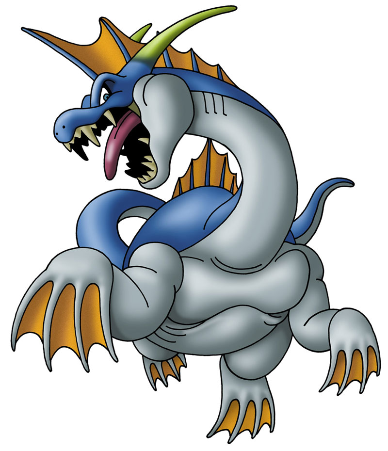 Seasaur Art from Dragon Quest IX
