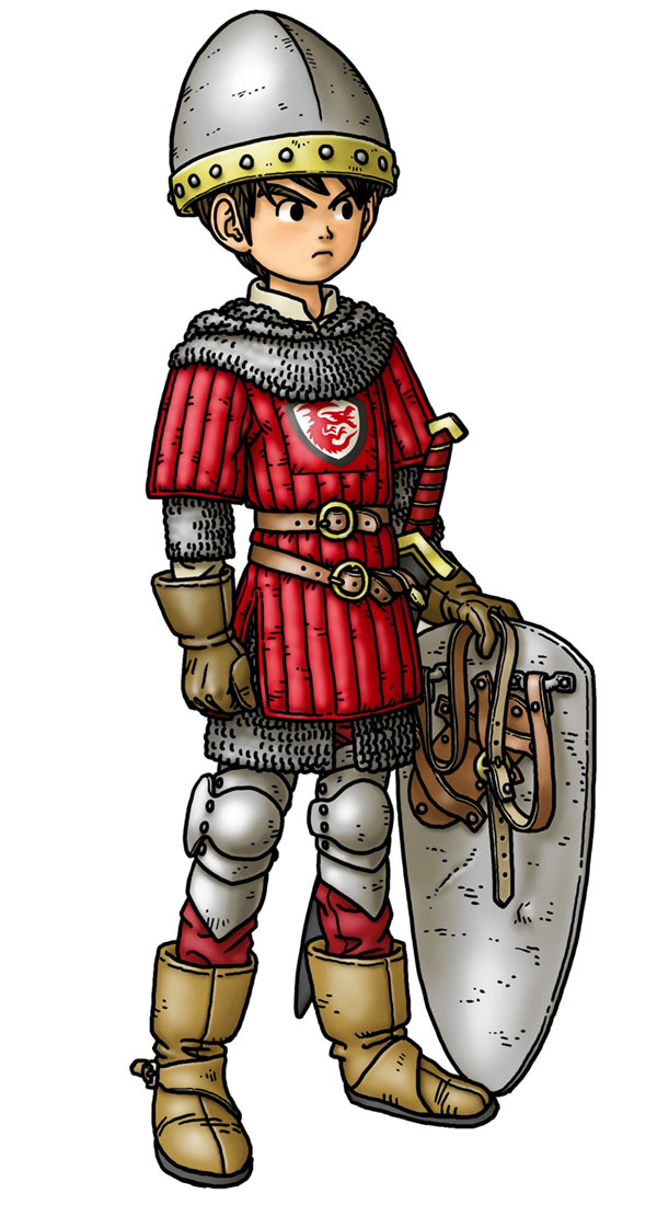 Warrior Male Art from Dragon Quest IX