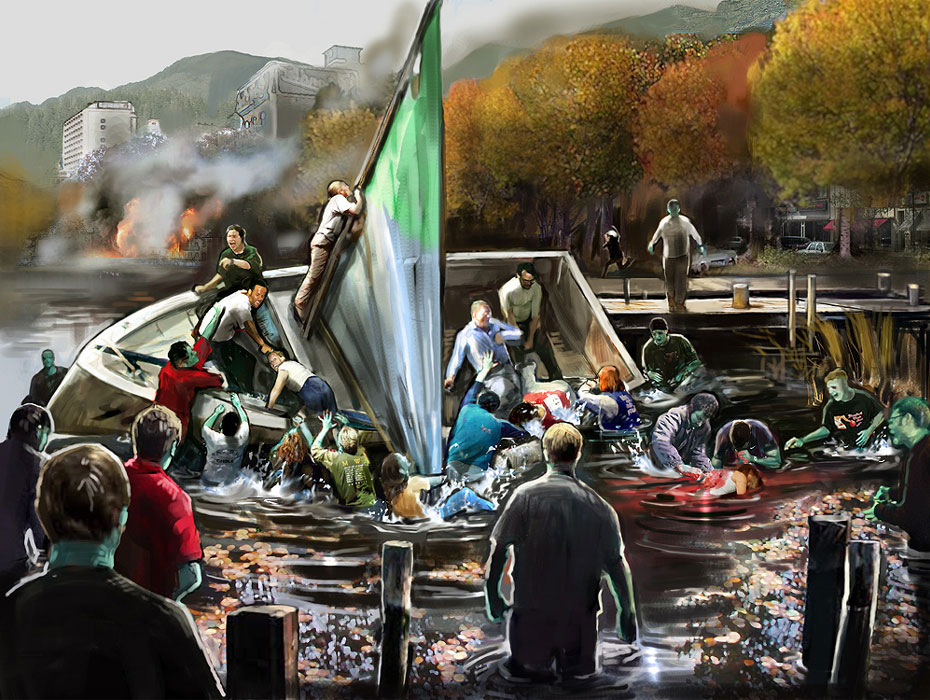 Concept Illustration from Dead Rising