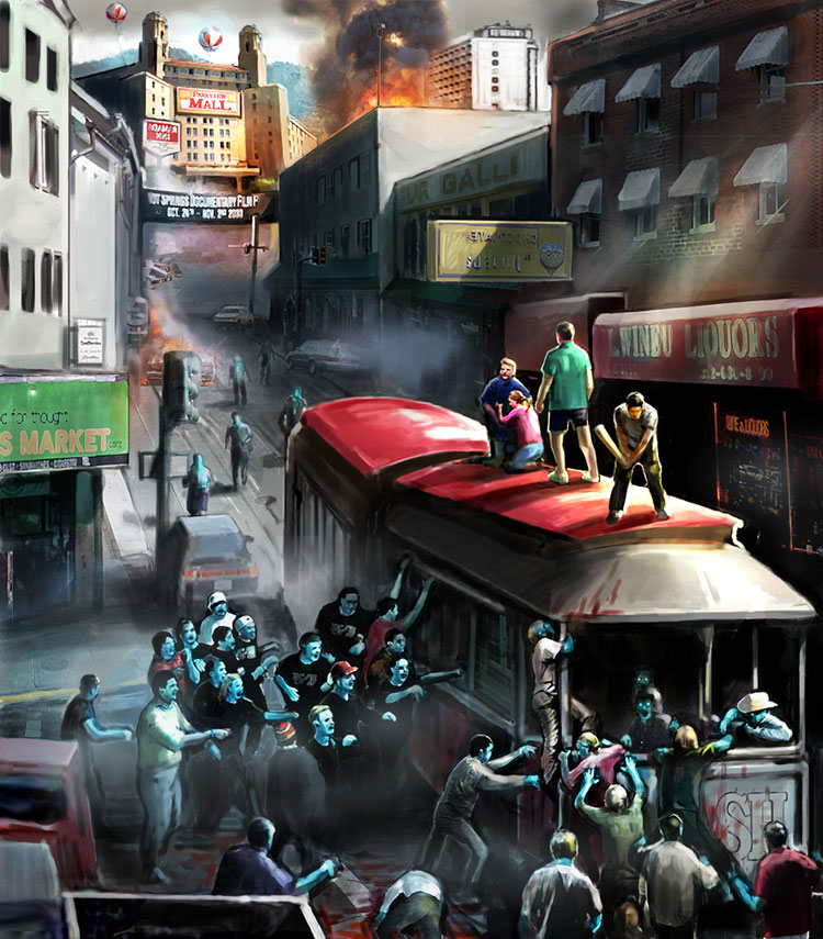 Concept Illustration from Dead Rising