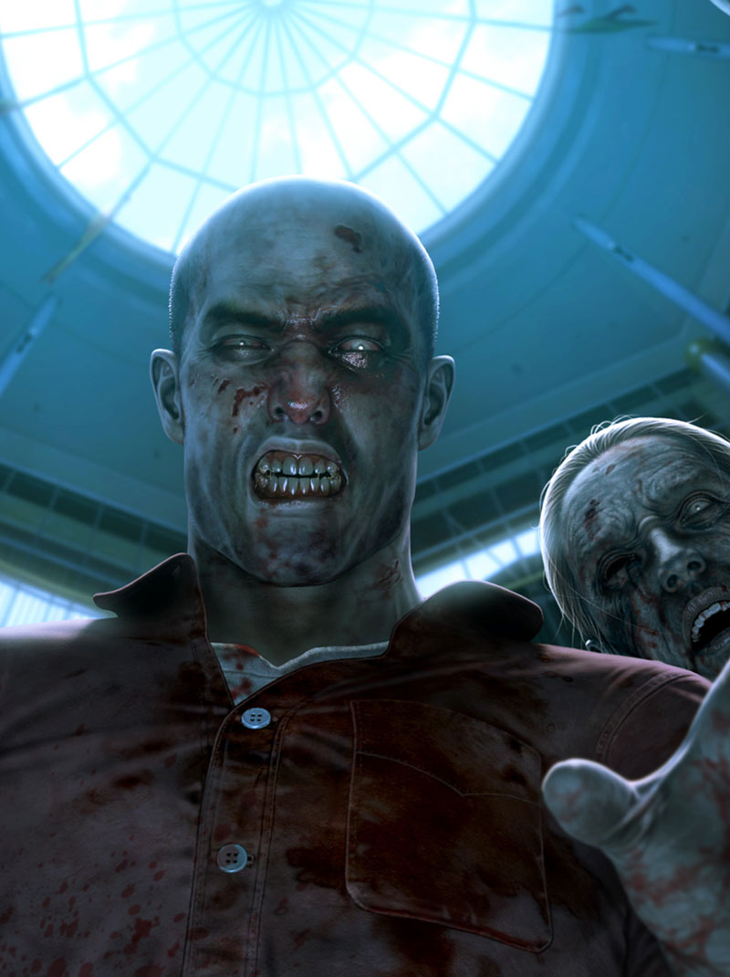 Zombies Promo Illustration from Dead Rising