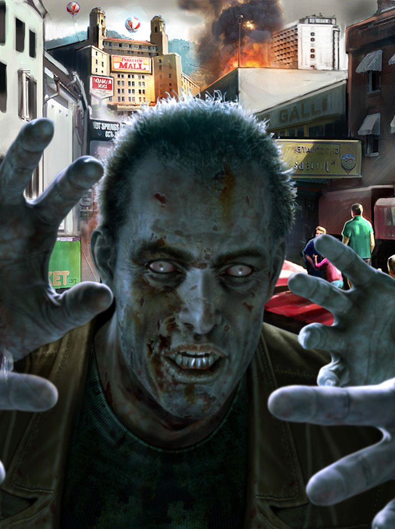 Zombies Promo Illustration from Dead Rising