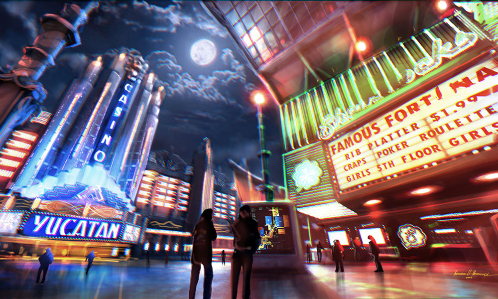 North Strip Art from Dead Rising 2