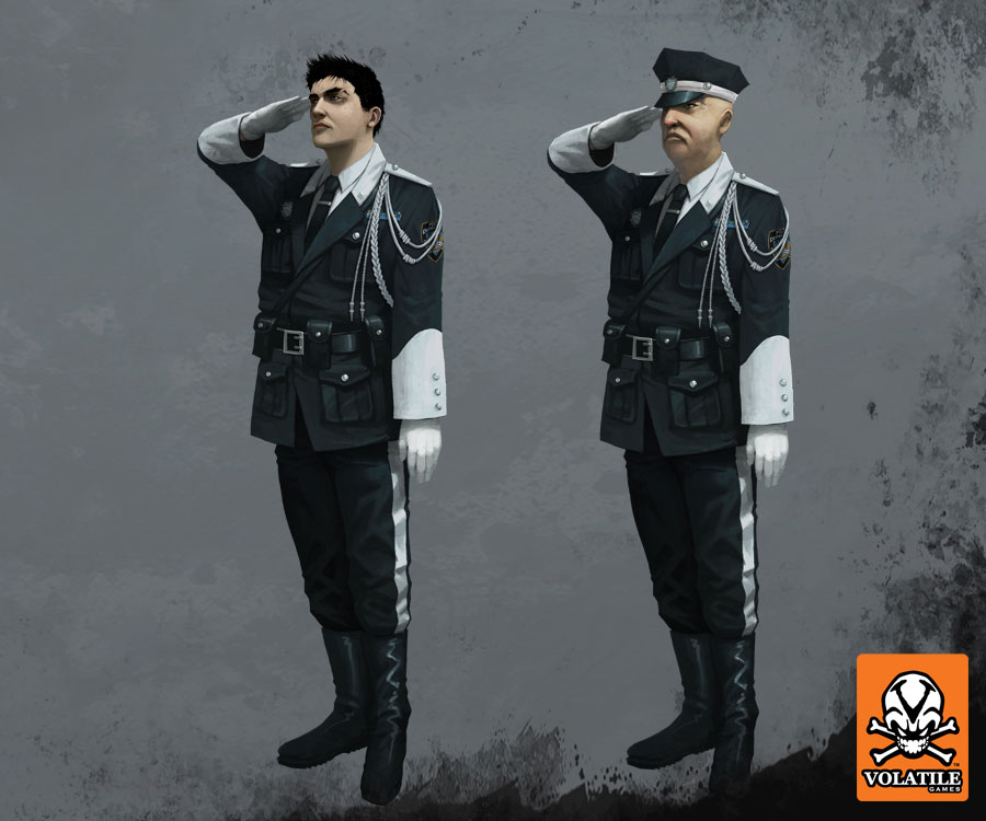 Character Concept Art from Dead to Rights: Retribution