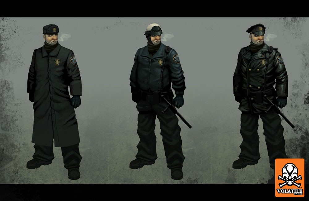 Character Concept Art from Dead to Rights: Retribution