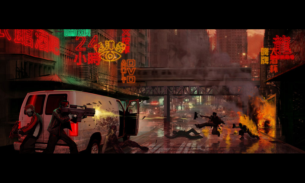 Environment Art from Dead to Rights: Retribution